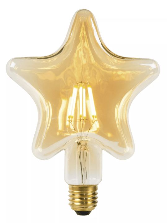 Amber Star Decorative Filament E27