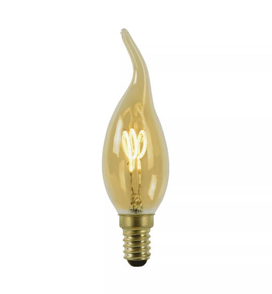 CT35 Amber Candle Filament E14