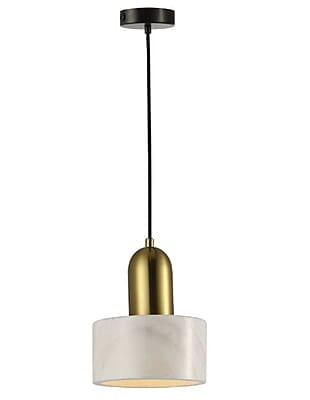 Lara White Marble Pendant