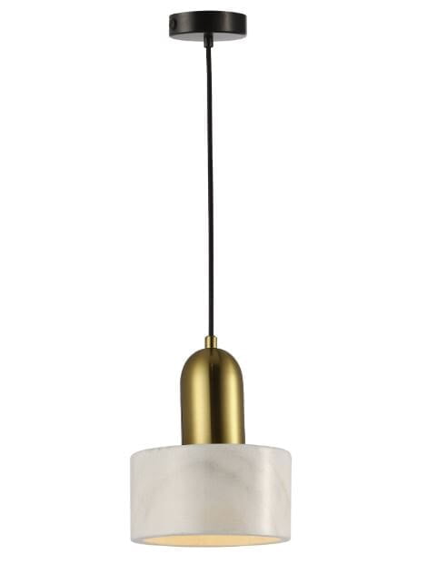 Lara White Marble Pendant