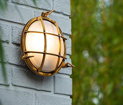 Magnus Round Outdoor Wall Light