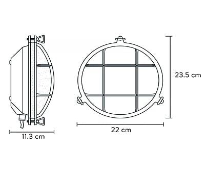 Magnus Round Outdoor Wall Light