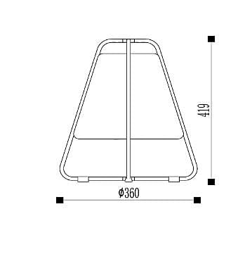 Pyramid Rechargeable Table Lamp